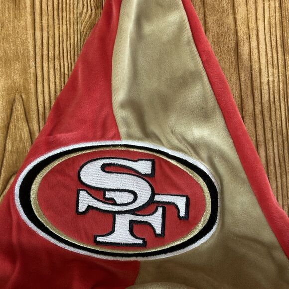 San Francisco 49ers Holiday Santa Hat NFL Football Hat New Old Stock Kmart - Picture 2 of 14